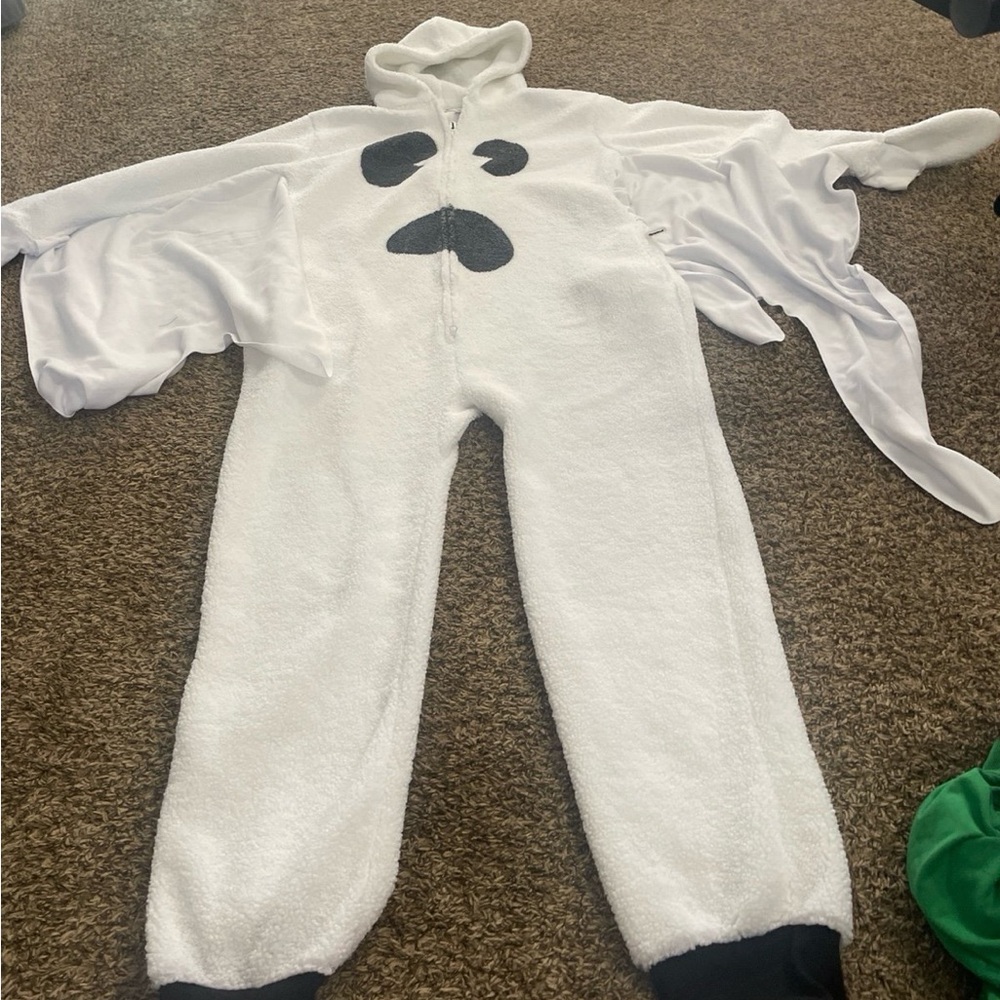 Tipsy Elves Halloween ghost costume onesie, adult XL